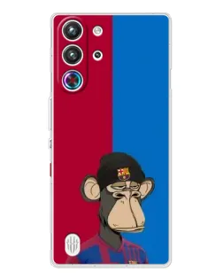 Чехол для ZTE Nubia RedMagic 10 Pro с картинкой «Bored Ape — фанат Барсы» Чехол для ZTE Nubia RedMagic 10 Pro с картинкой «Bored Ape — фанат Барсы»