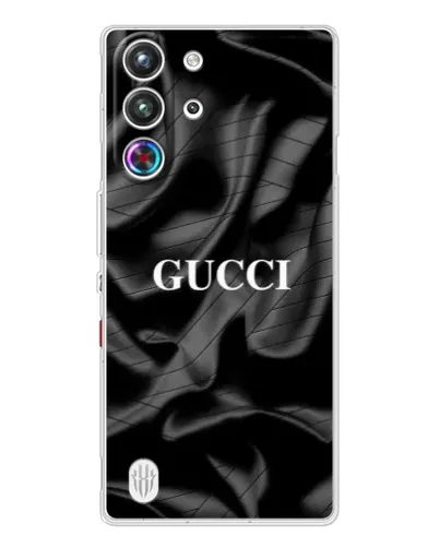Чехол для ZTE Nubia RedMagic 10 Pro с картинкой «Gucci — шелковые волны» Чехол для ZTE Nubia RedMagic 10 Pro с картинкой «Gucci — шелковые волны»