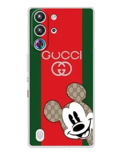 Чехол для ZTE Nubia RedMagic 10 Pro с картинкой «Gucci — полосы и Микки» Чехол для ZTE Nubia RedMagic 10 Pro с картинкой «Gucci — полосы и Микки»