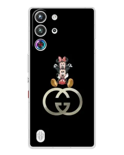 Чехол для ZTE Nubia RedMagic 10 Pro с картинкой «Минни Маус на лого» Чехол для ZTE Nubia RedMagic 10 Pro с картинкой «Минни Маус на лого»