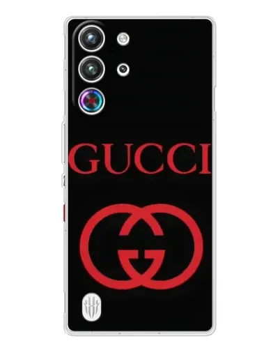 Чехол для ZTE Nubia RedMagic 10 Pro с картинкой «Gucci — красный логотип» Чехол для ZTE Nubia RedMagic 10 Pro с картинкой «Gucci — красный логотип»