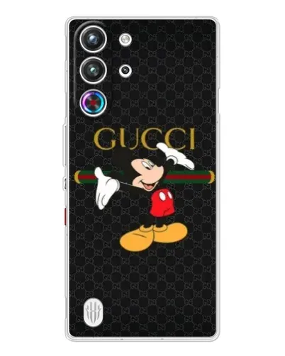 Чехол для ZTE Nubia RedMagic 10 Pro с картинкой «Микки Маус Gucci» Чехол для ZTE Nubia RedMagic 10 Pro с картинкой «Микки Маус Gucci»