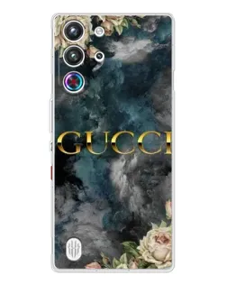 Чехол для ZTE Nubia RedMagic 10 Pro с картинкой «Абстрактные цветы Gucci» Чехол для ZTE Nubia RedMagic 10 Pro с картинкой «Абстрактные цветы Gucci»