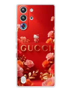 Чехол для ZTE Nubia RedMagic 10 Pro с картинкой «Gucci — золотой сад» Чехол для ZTE Nubia RedMagic 10 Pro с картинкой «Gucci — золотой сад»