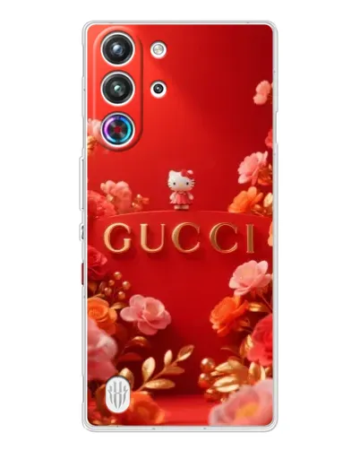 Чехол для ZTE Nubia RedMagic 10 Pro с картинкой «Gucci — золотой сад» Чехол для ZTE Nubia RedMagic 10 Pro с картинкой «Gucci — золотой сад»