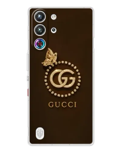 Чехол для ZTE Nubia RedMagic 10 Pro с картинкой «Gucci — золотая бабочка» Чехол для ZTE Nubia RedMagic 10 Pro с картинкой «Gucci — золотая бабочка»