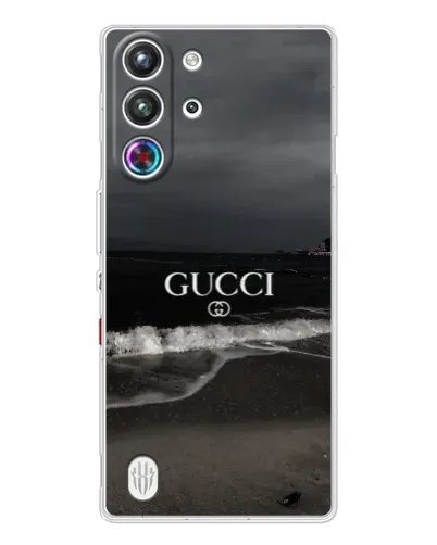 Чехол для ZTE Nubia RedMagic 10 Pro с картинкой «Gucci — морской прибой» Чехол для ZTE Nubia RedMagic 10 Pro с картинкой «Gucci — морской прибой»