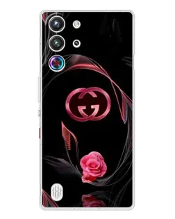 Чехол для ZTE Nubia RedMagic 10 Pro с картинкой «Gucci — неоновая роза» Чехол для ZTE Nubia RedMagic 10 Pro с картинкой «Gucci — неоновая роза»