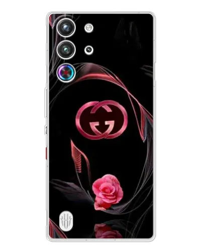 Чехол для ZTE Nubia RedMagic 10 Pro с картинкой «Gucci — неоновая роза» Чехол для ZTE Nubia RedMagic 10 Pro с картинкой «Gucci — неоновая роза»
