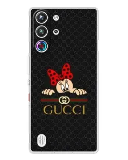 Чехол для ZTE Nubia RedMagic 10 Pro с картинкой «Минни Маус Gucci — черный» Чехол для ZTE Nubia RedMagic 10 Pro с картинкой «Минни Маус Gucci — черный»