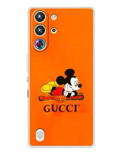 Чехол для ZTE Nubia RedMagic 10 Pro с картинкой «Микки Маус Gucci — оранж» Чехол для ZTE Nubia RedMagic 10 Pro с картинкой «Микки Маус Gucci — оранж»