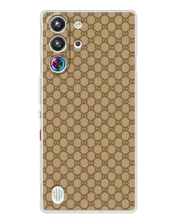 Чехол для ZTE Nubia RedMagic 10 Pro с картинкой «Gucci — классический беж» Чехол для ZTE Nubia RedMagic 10 Pro с картинкой «Gucci — классический беж»