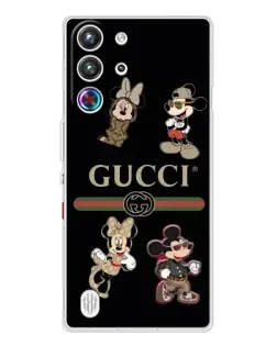 Чехол для ZTE Nubia RedMagic 10 Pro с картинкой «Gucci — герои Disney и монограмма» Чехол для ZTE Nubia RedMagic 10 Pro с картинкой «Gucci — герои Disney и монограмма»