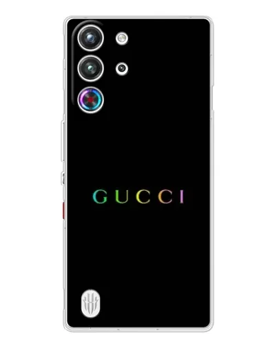 Чехол для ZTE Nubia RedMagic 10 Pro с картинкой «Gucci — неоновый минимализм» Чехол для ZTE Nubia RedMagic 10 Pro с картинкой «Gucci — неоновый минимализм»
