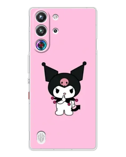 Чехол для ZTE Nubia RedMagic 10 Pro с картинкой «Kuromi — розовая нежность» Чехол для ZTE Nubia RedMagic 10 Pro с картинкой «Kuromi — розовая нежность»