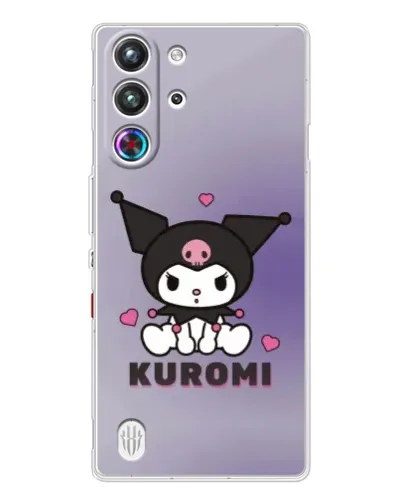 Чехол для ZTE Nubia RedMagic 10 Pro с картинкой «Kuromi — фиолетовый арт» Чехол для ZTE Nubia RedMagic 10 Pro с картинкой «Kuromi — фиолетовый арт»