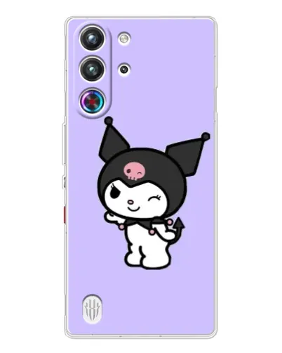 Чехол для ZTE Nubia RedMagic 10 Pro с картинкой «Классическая Kuromi» Чехол для ZTE Nubia RedMagic 10 Pro с картинкой «Классическая Kuromi»