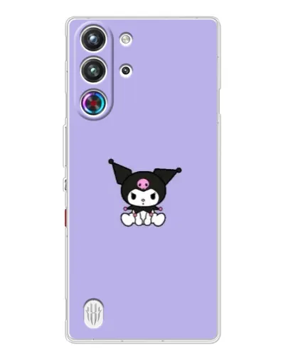 Чехол для ZTE Nubia RedMagic 10 Pro с картинкой «Kuromi — фиолетовый минимализм» Чехол для ZTE Nubia RedMagic 10 Pro с картинкой «Kuromi — фиолетовый минимализм»