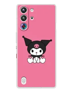 Чехол для ZTE Nubia RedMagic 10 Pro с картинкой «Хмурая Kuromi» Чехол для ZTE Nubia RedMagic 10 Pro с картинкой «Хмурая Kuromi»