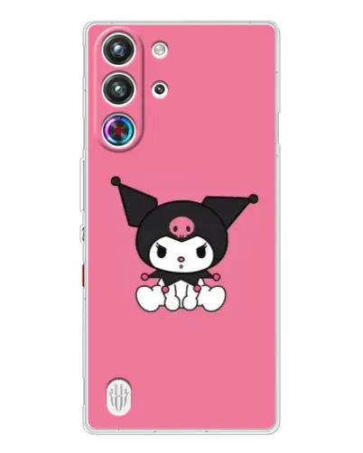 Чехол для ZTE Nubia RedMagic 10 Pro с картинкой «Хмурая Kuromi» Чехол для ZTE Nubia RedMagic 10 Pro с картинкой «Хмурая Kuromi»