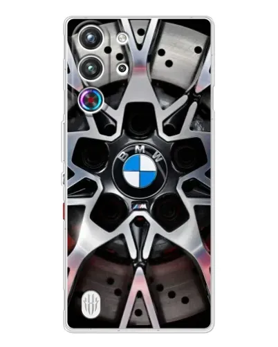 Чехол для ZTE Nubia RedMagic 10 Pro с картинкой «BMW — деталь диска» Чехол для ZTE Nubia RedMagic 10 Pro с картинкой «BMW — деталь диска»