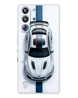 Чехол для ZTE Nubia RedMagic 10 Pro с картинкой «Вид сверху — BMW M»