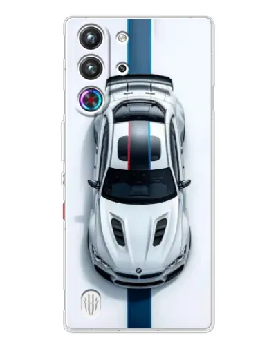Чехол для ZTE Nubia RedMagic 10 Pro с картинкой «Вид сверху — BMW M» Чехол для ZTE Nubia RedMagic 10 Pro с картинкой «Вид сверху — BMW M»