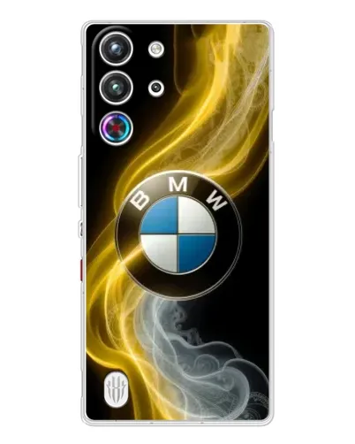 Чехол для ZTE Nubia RedMagic 10 Pro с картинкой «Золотистый дым BMW» Чехол для ZTE Nubia RedMagic 10 Pro с картинкой «Золотистый дым BMW»