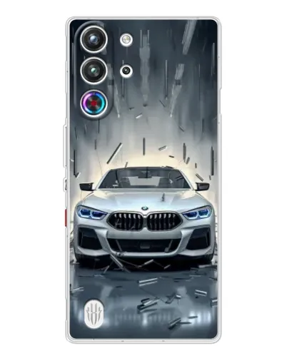 Чехол для ZTE Nubia RedMagic 10 Pro с картинкой «BMW в свете фар» Чехол для ZTE Nubia RedMagic 10 Pro с картинкой «BMW в свете фар»