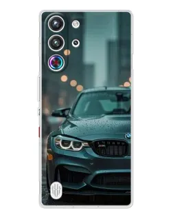 Чехол для ZTE Nubia RedMagic 10 Pro с картинкой «BMW в огнях города»