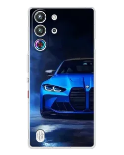 Чехол для ZTE Nubia RedMagic 10 Pro с картинкой «Голубая BMW M4»