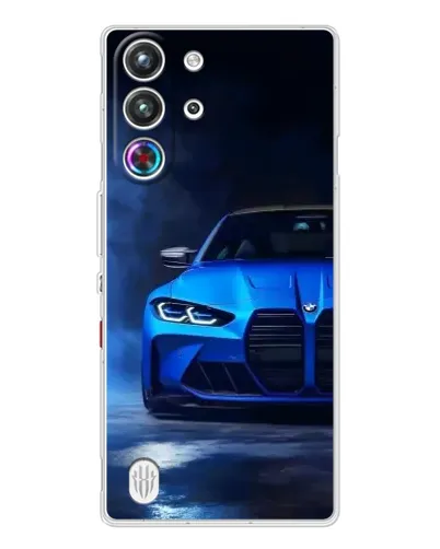 Чехол для ZTE Nubia RedMagic 10 Pro с картинкой «Голубая BMW M4» Чехол для ZTE Nubia RedMagic 10 Pro с картинкой «Голубая BMW M4»