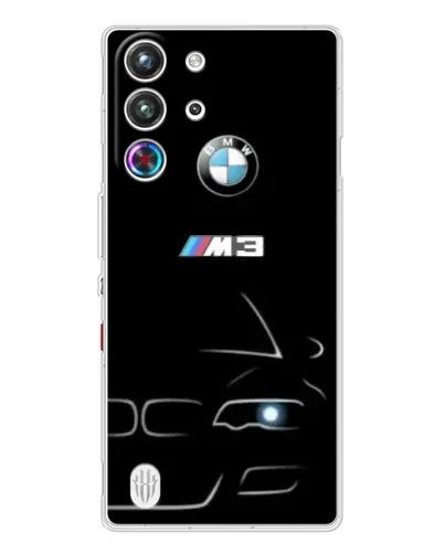 Чехол для ZTE Nubia RedMagic 10 Pro с картинкой «Минималистичный принт BMW M3» Чехол для ZTE Nubia RedMagic 10 Pro с картинкой «Минималистичный принт BMW M3»