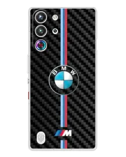 Чехол для ZTE Nubia RedMagic 10 Pro с картинкой «Эмблема BMW и карбон»