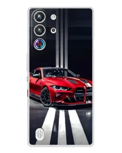Чехол для ZTE Nubia RedMagic 10 Pro с картинкой «Красная BMW на дороге»