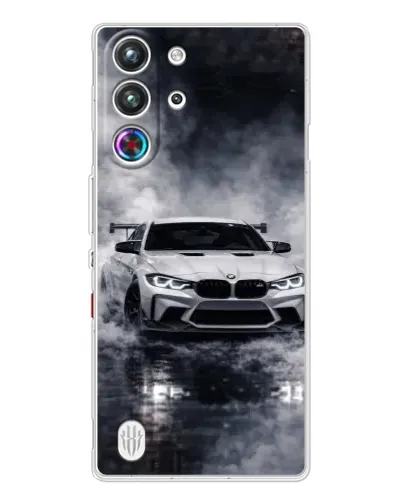 Чехол для ZTE Nubia RedMagic 10 Pro с картинкой «BMW сквозь туман» Чехол для ZTE Nubia RedMagic 10 Pro с картинкой «BMW сквозь туман»