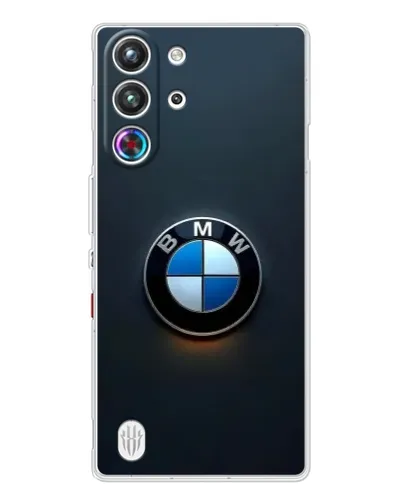 Чехол для ZTE Nubia RedMagic 10 Pro с картинкой «Логотип BMW — минимализм» Чехол для ZTE Nubia RedMagic 10 Pro с картинкой «Логотип BMW — минимализм»
