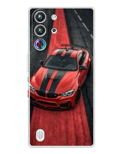 Чехол для ZTE Nubia RedMagic 10 Pro с картинкой «BMW на красной дорожке» Чехол для ZTE Nubia RedMagic 10 Pro с картинкой «BMW на красной дорожке»