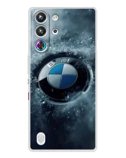 Чехол для ZTE Nubia RedMagic 10 Pro с картинкой «Логотип BMW — лед» Чехол для ZTE Nubia RedMagic 10 Pro с картинкой «Логотип BMW — лед»