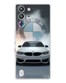 Чехол для ZTE Nubia RedMagic 10 Pro с картинкой «BMW в белом дыму» Чехол для ZTE Nubia RedMagic 10 Pro с картинкой «BMW в белом дыму»