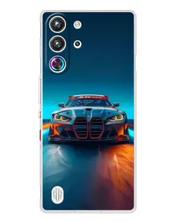 Чехол для ZTE Nubia RedMagic 10 Pro с картинкой «BMW — огни неона» Чехол для ZTE Nubia RedMagic 10 Pro с картинкой «BMW — огни неона»