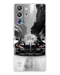 Чехол для ZTE Nubia RedMagic 10 Pro с картинкой «BMW — акварельный дрифт» Чехол для ZTE Nubia RedMagic 10 Pro с картинкой «BMW — акварельный дрифт»