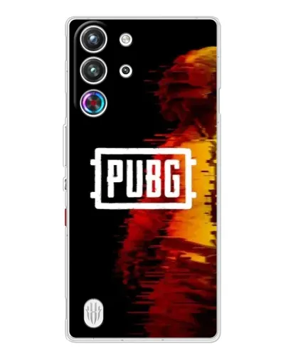 Чехол для ZTE Nubia RedMagic 10 Pro с картинкой «Яркий логотип PUBG»