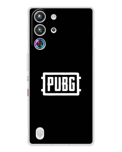 Чехол для ZTE Nubia RedMagic 10 Pro с картинкой «Лого BMW — металлический блеск»