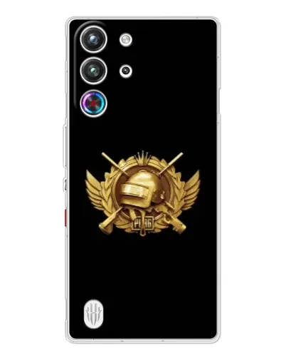 Чехол для ZTE Nubia RedMagic 10 Pro с картинкой «PUBG — оранжевый градиент»