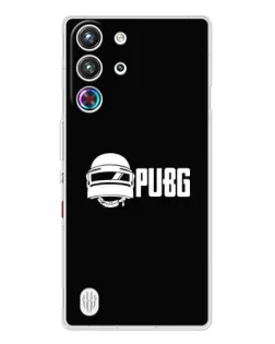 Чехол для ZTE Nubia RedMagic 10 Pro с картинкой «PUBG — классический лого»