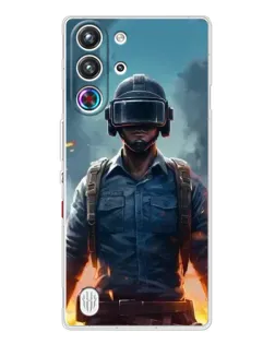 Чехол для ZTE Nubia RedMagic 10 Pro с картинкой «PUBG — реалистичный герой»