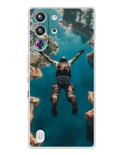 Чехол для ZTE Nubia RedMagic 10 Pro с картинкой «PUBG — свободное падение»