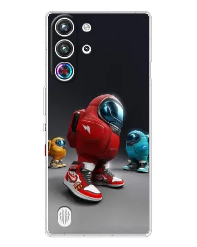 Чехол для ZTE Nubia RedMagic 10 Pro с картинкой «Among Us — 3D стиль»