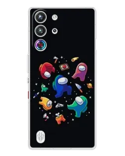 Чехол для ZTE Nubia RedMagic 10 Pro с картинкой «Among Us космос»
